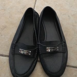 Coach New York black flats/loafers