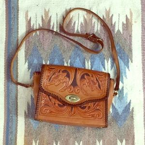 Beautiful one of a kind leather purse
