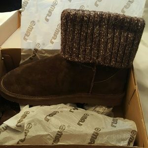 Brand new, still in box suede boots