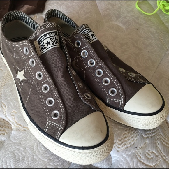 Gray Converse Chuck Taylors One Star Women's 6.5
