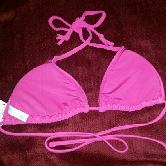 Large BP Under Cover hot pink Bikini top - Picture 2 of 3