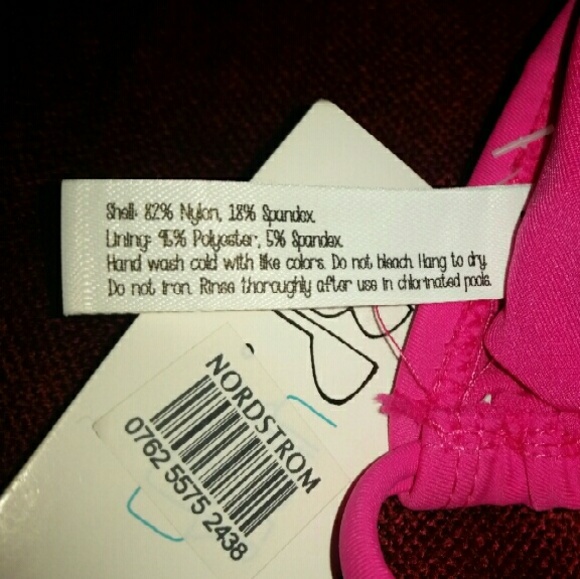 Large BP Under Cover hot pink Bikini top - Picture 3 of 3