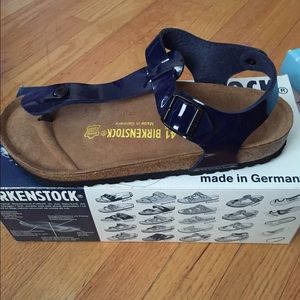 Navy blue Birkenstock