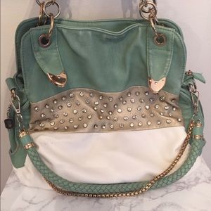Mint & Gold Windsor Purse