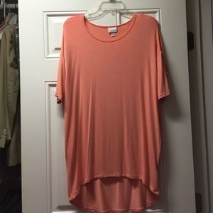 LulaRoe Irma XXS pink peach LLR 🦄🦄🦄🦄