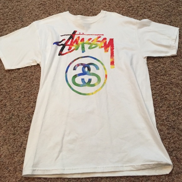 Stussy Limited Edition Rainbow Letter Tee