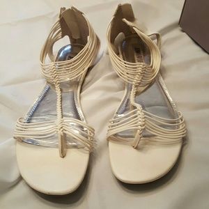 Cute cream flats