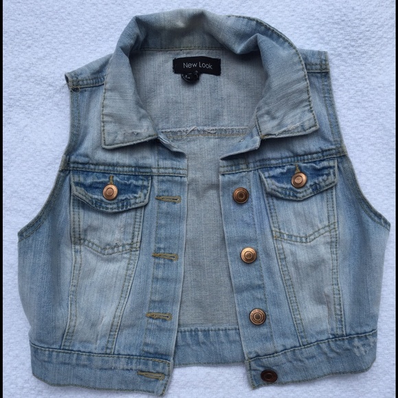 Light Wash Denim Vest ⭐️