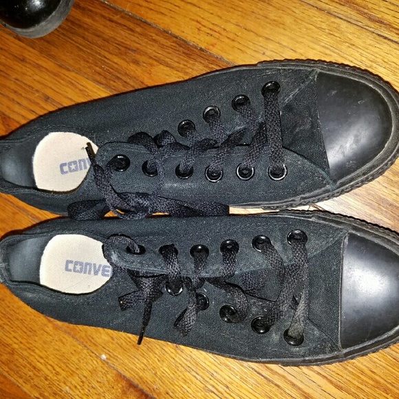 All black converse