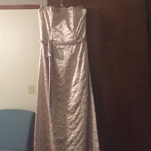 Floor length dress bridesmaid