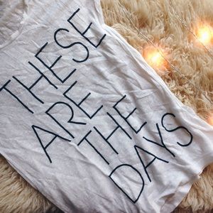 J. Crew "These Are The Days" Scoop Neck
