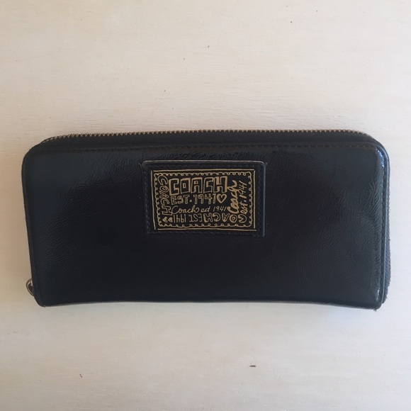 Coach zip wallet