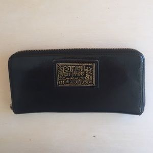 Coach zip wallet