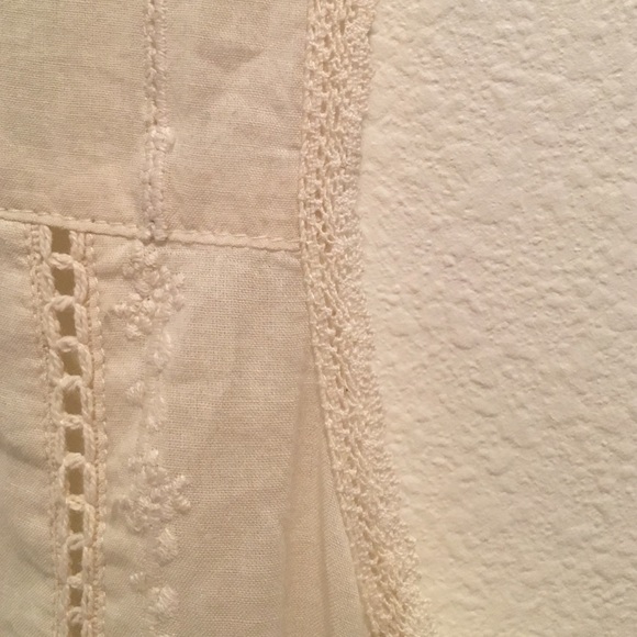 Loose cream roxy tank top - Picture 4 of 4