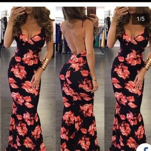Floral bodycon dress