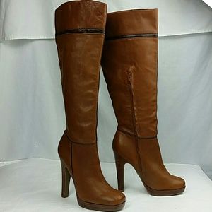 New Jessica Simpson brown knee high boots 7.5 B