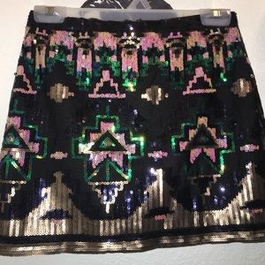 Sequined skirt