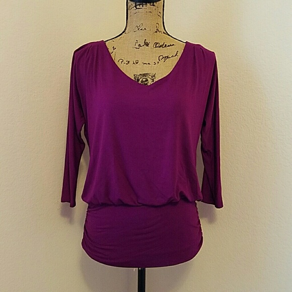 White House Black Market Tops - White House Black Market Purple Top!