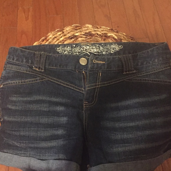 Express denim shorts