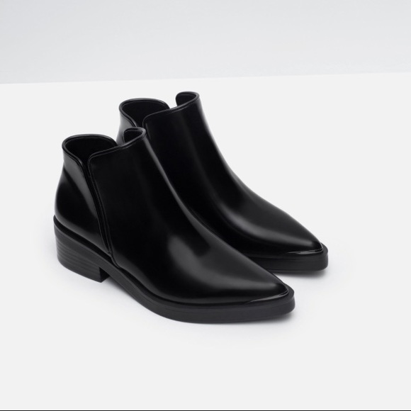 Zara pointed ankle boots
