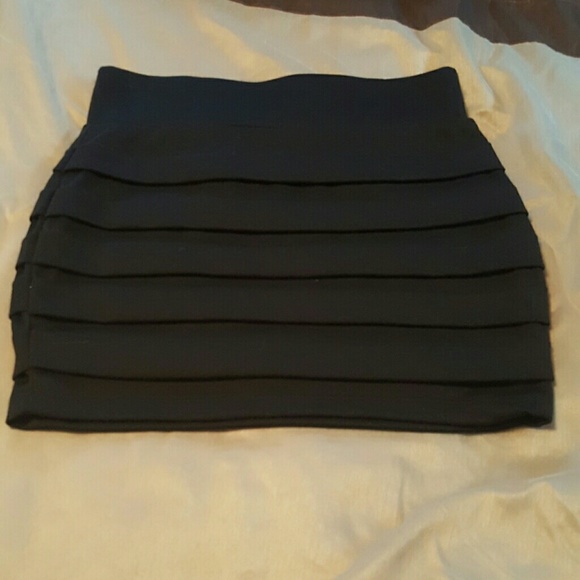 Black skirt.