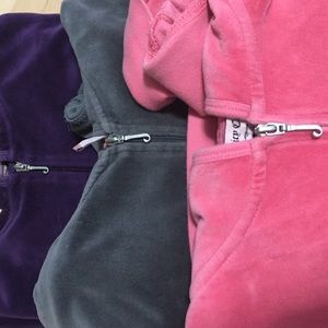 Three juicy couture jackets size XL