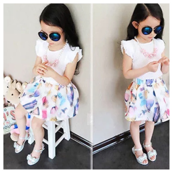 Beautiful two piece skirt and top