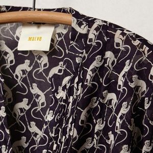 Anthropologie Pintucked Buttondown