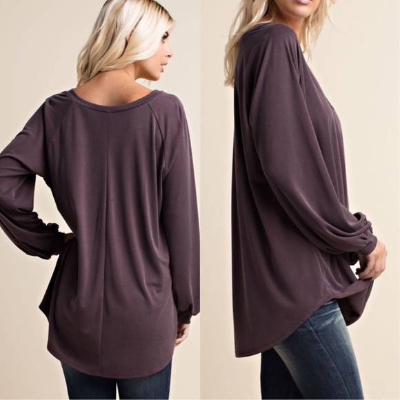 Last one ✔️ Soft and Loose fit long sleeve tops - Picture 2 of 3