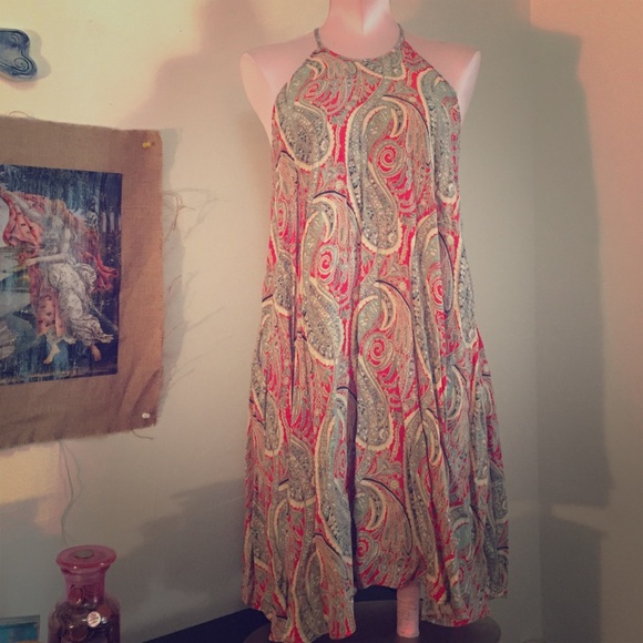 🎈HP 4/17🎈ZARA High Neck Flowy Dress