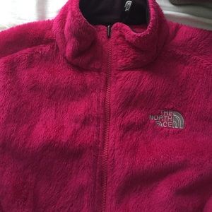 Pink north face