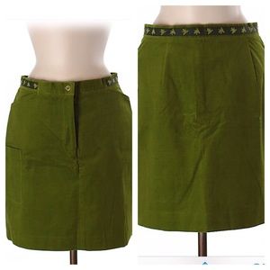 Lilly Pulitzer corduroy skirt NWT