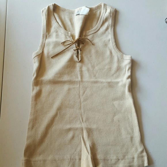 Tied tank top