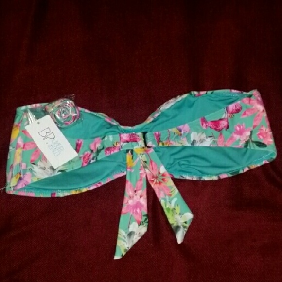 Large BP Under Cover/ Floral/Bikini top/New - Picture 2 of 3