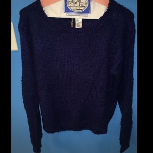 Royal blue sweater