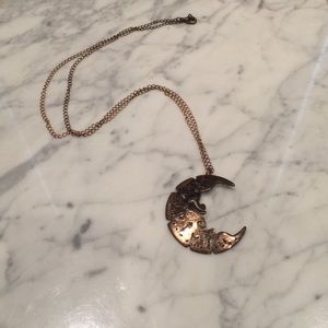 Free People Moon Necklace