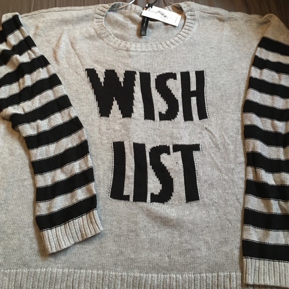 "Wish List" Sweater