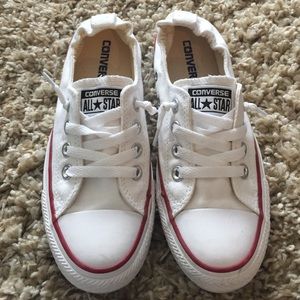 White Converse Chuck Taylor Slip-on