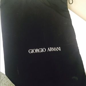 Giorgio Armani Dust Bag Sunglasses Case Black