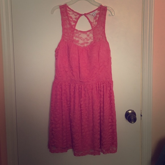 Lace skater dress