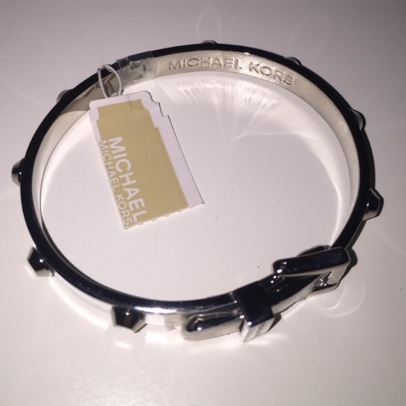 Michael Kors Silver Bangle Love Bracelet