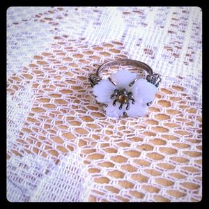 Opal flower ring size7