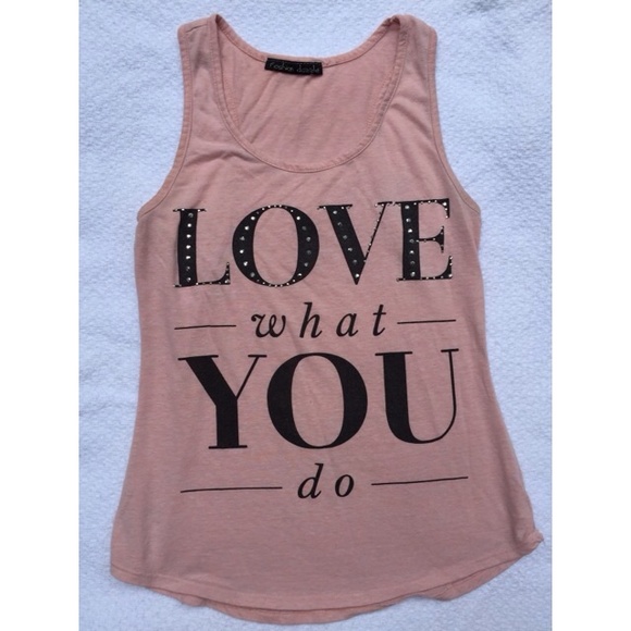 "Love What You Do" Tank ⭐️