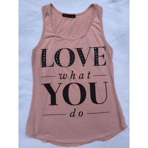 "Love What You Do" Tank ⭐️