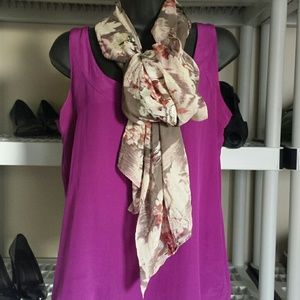 🔥FLORAL PRINT SILK SCARVE🔥