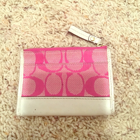 Coach key chain wallet