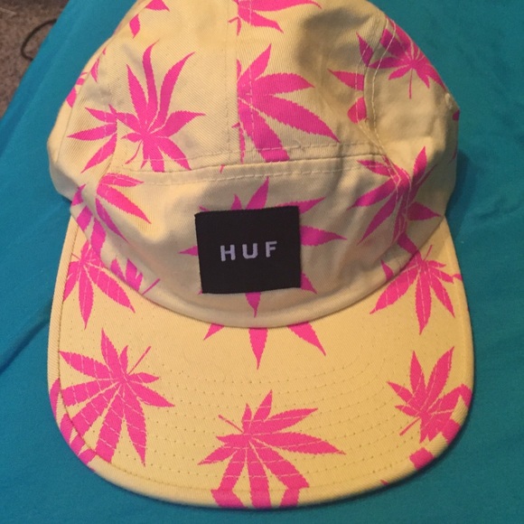 Yellow  plant huf hat