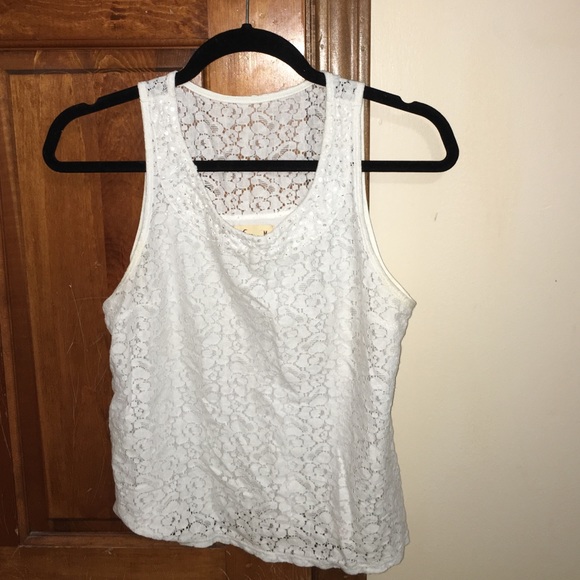 Hollister lace tank