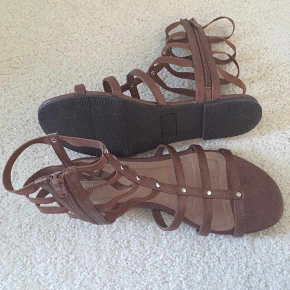 Brown Gladiator Sandals