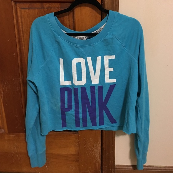 LOVE PINK crew neck sweatshirt